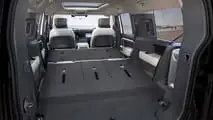 Land Rover Defender, intérieur et coffre