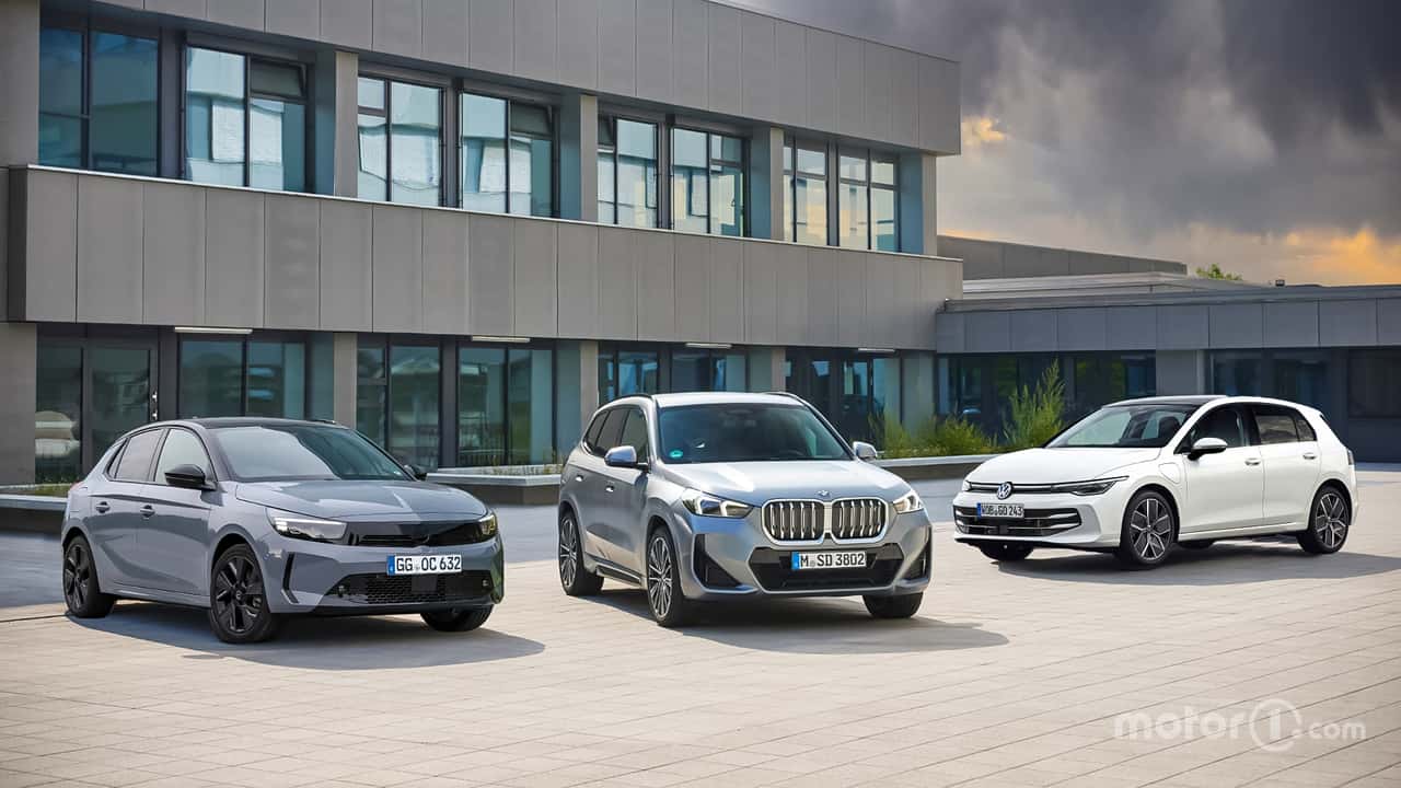 VW Golf Opel Corsa und BMW X1