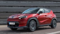 Nissan Juke Electric als Rendering