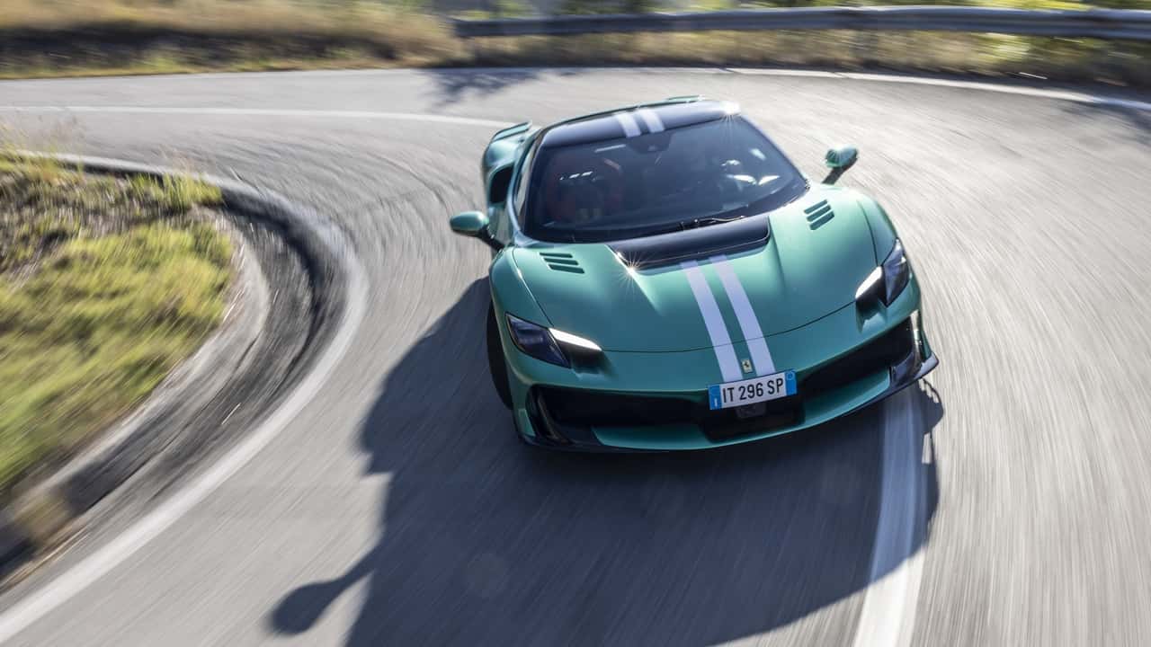 Ferrari 296 Speciale, le test