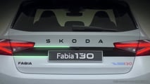 Skoda Fabia 130, il teaser ufficiale