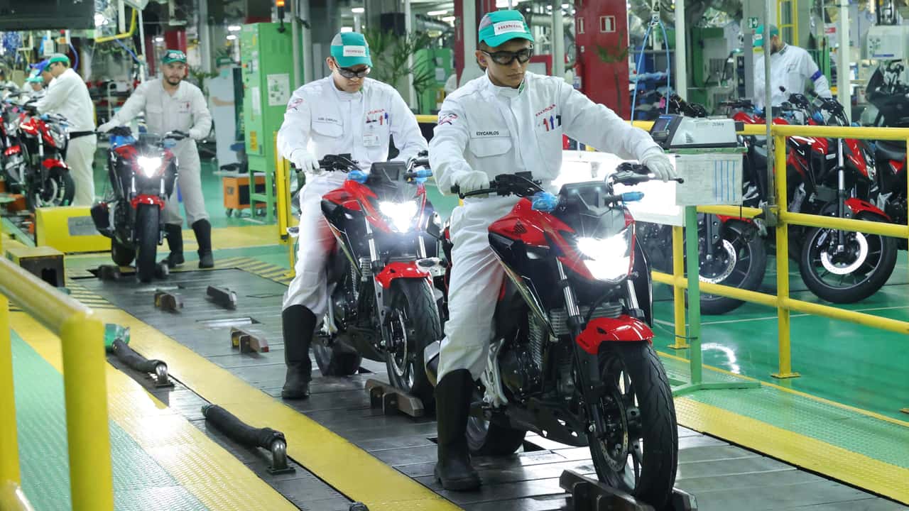 Honda investirá R$ 1,6 bi no Brasil até 2029 para fabricar 1,6 mi de motos ao ano