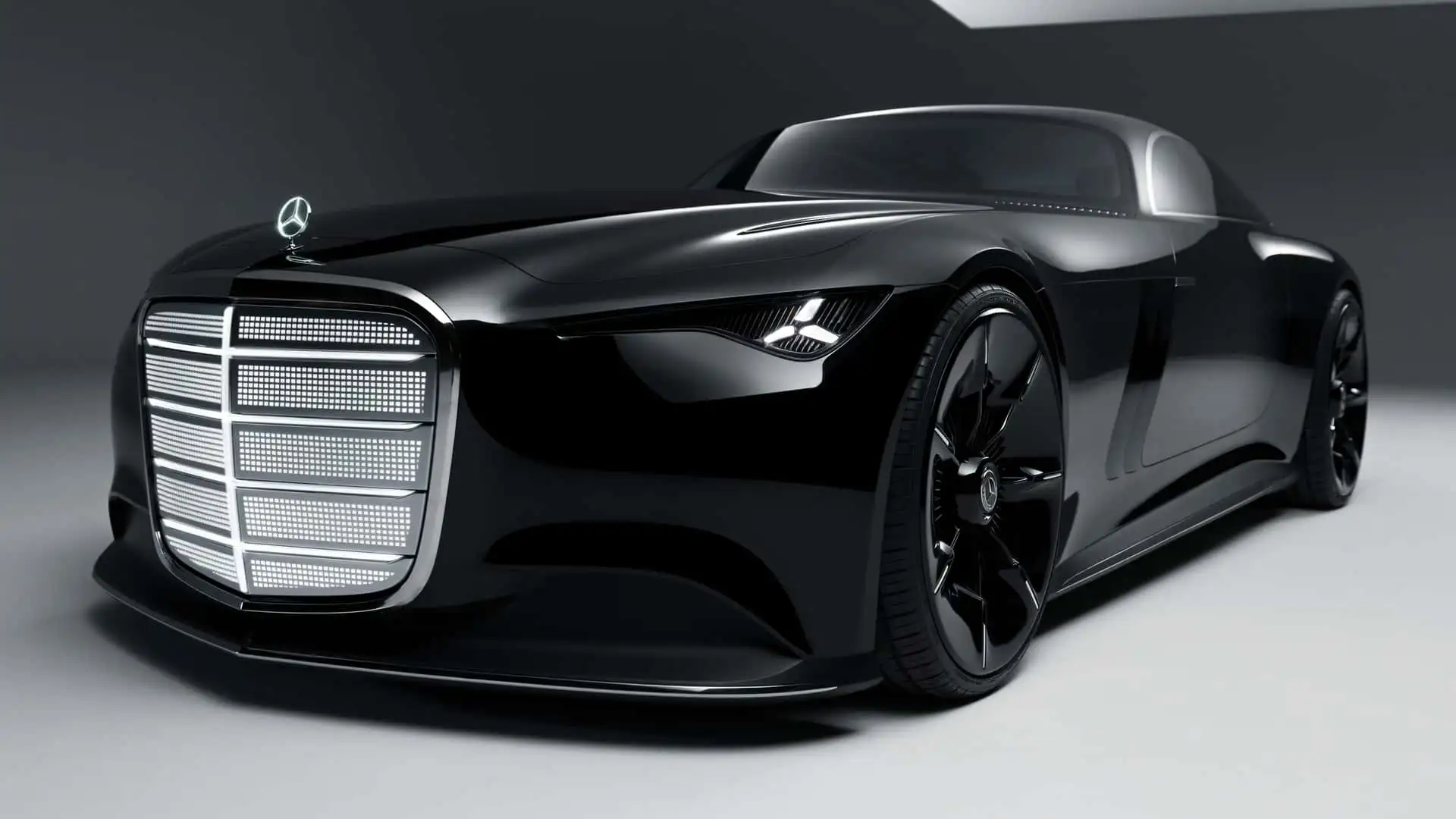メルセデスベンツ　visionSLR Mercedes-Benz Vision Iconic: An SL-Inspired Electric Coupe With A