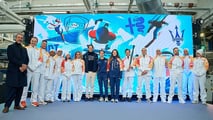 La Fiamma Olimpica a Mirafiori