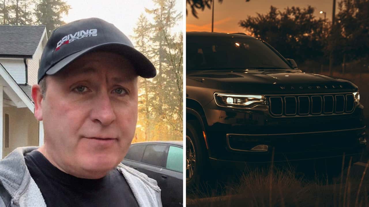 Man Parks Jeep Wagooner S Outside