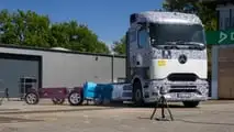 Mercedes-Benz eActros 600 side impact crash test