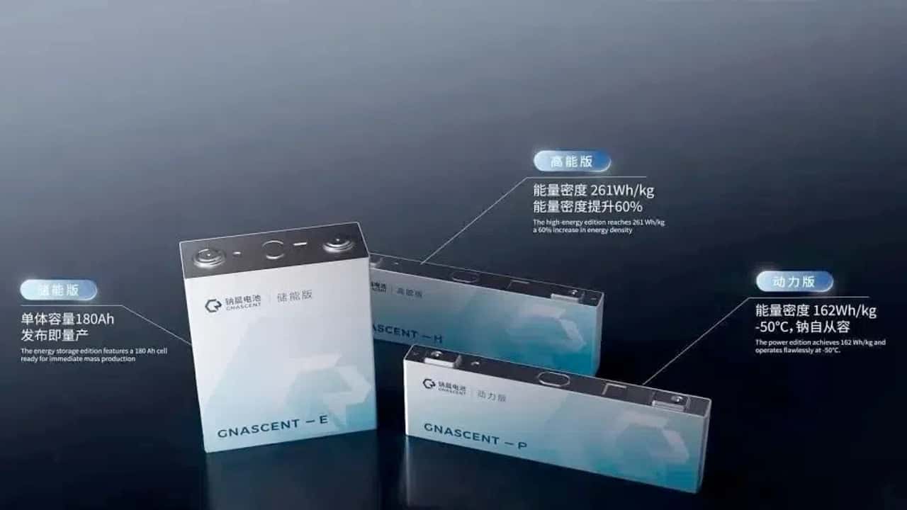 Gnascent, batteria agli ioni di sodio di Gotion-Volkswagen