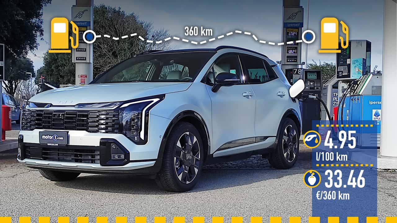 Kia Sportage PHEV (2026) an der Tankstelle