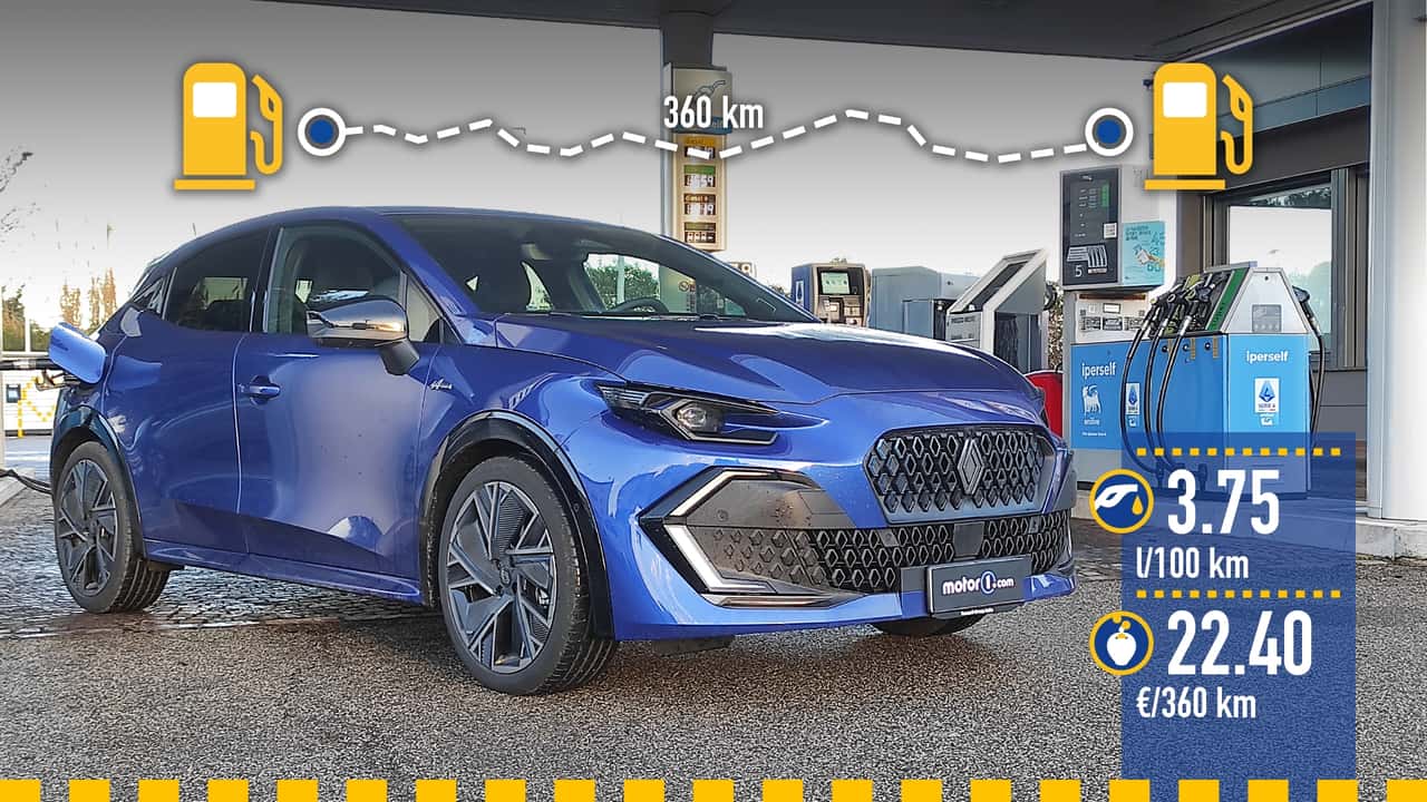 Renault Clio full hybrid (2026), la prova dei consumi reali