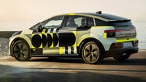 2027 Audi A2 E-Tron camouflaged prototype