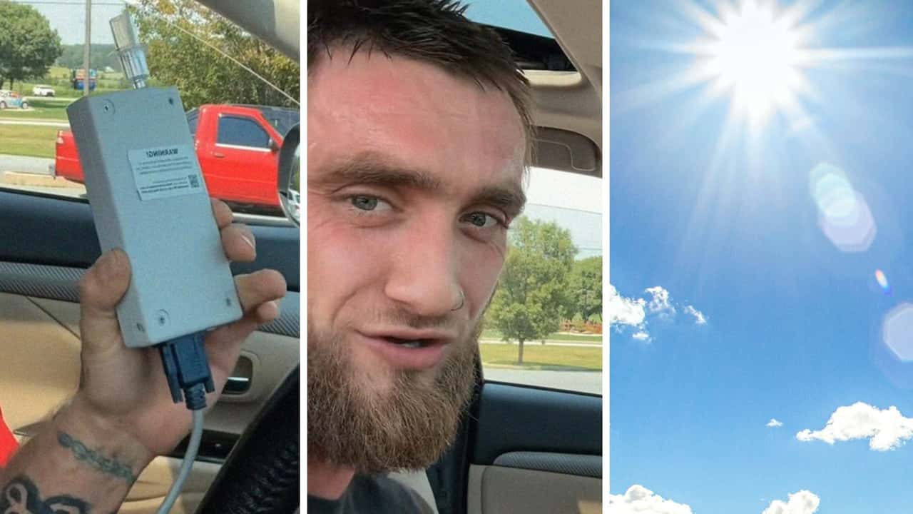 Man Gets Intoxilock Breathalyzer After A DUI. 