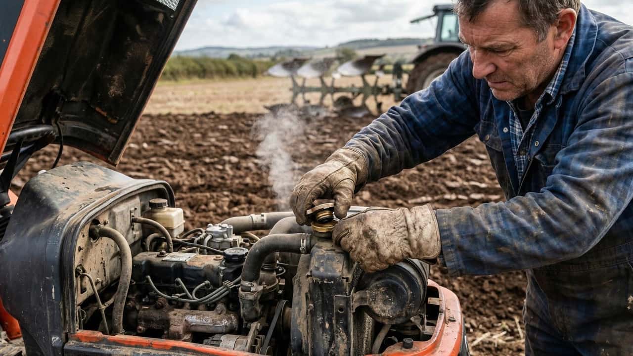 Cause di surriscaldamento del trattore dopo la pulizia del radiatore e controlli su raffreddamento, filtri, ventilazione e manutenzione per prevenire danni al motore