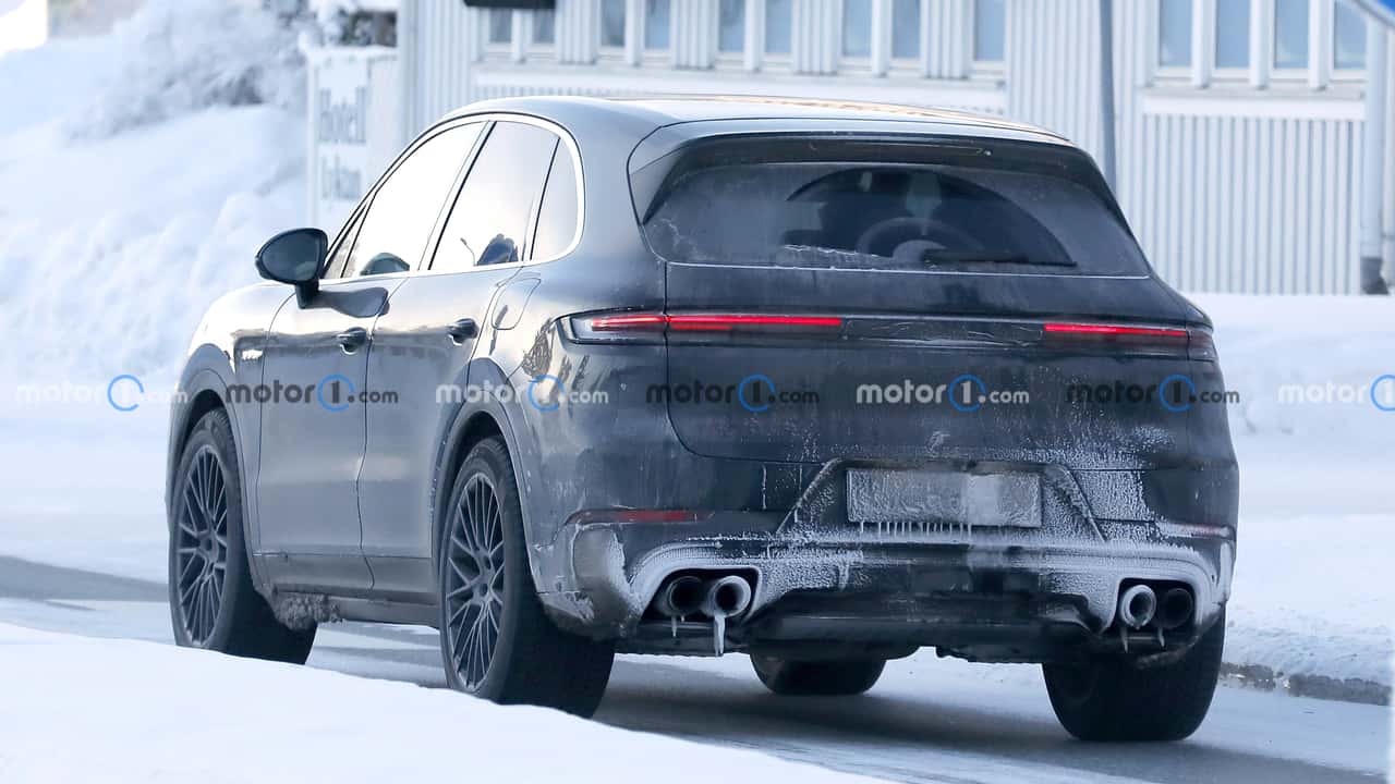 Porsche Cayenne Verbrenner Facelift Erlkönig (März 2026)