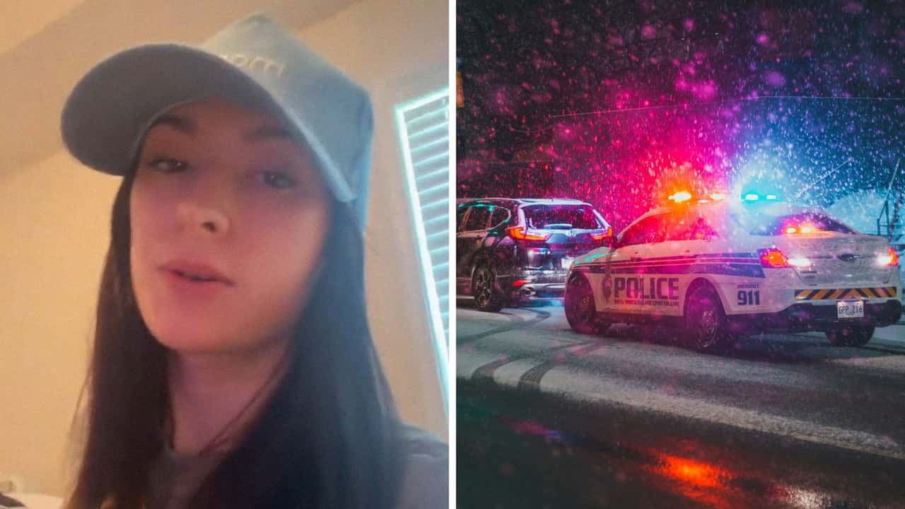 Woman gets pulled over by an undercover cop.