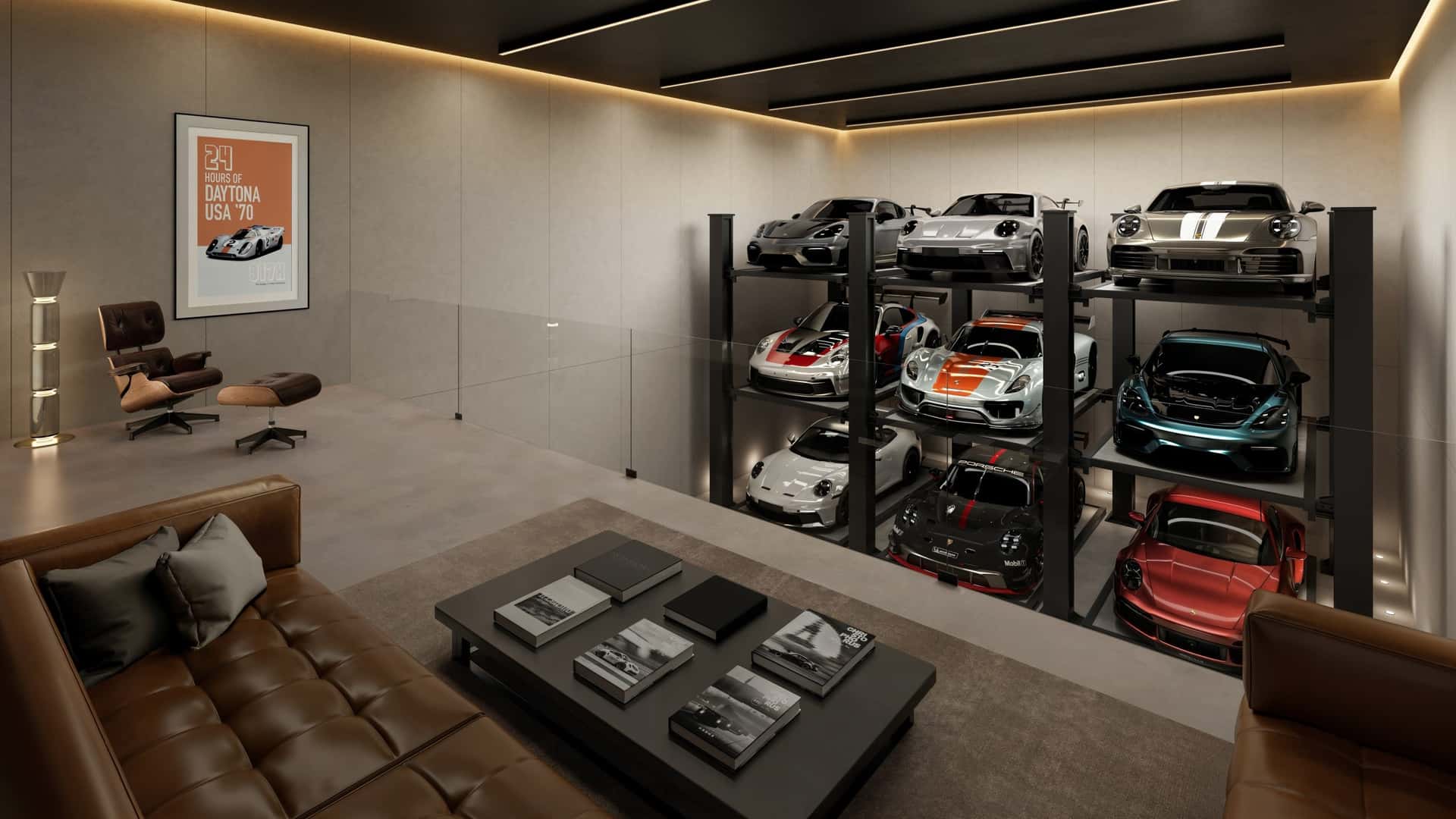 Porsche Design 將汽車儲存空間打造成會員制國家級俱樂部，首批進駐美國兩城市提供 44 間獨立工作室