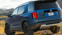 Honda Pilot XXL Rendering By Motor1