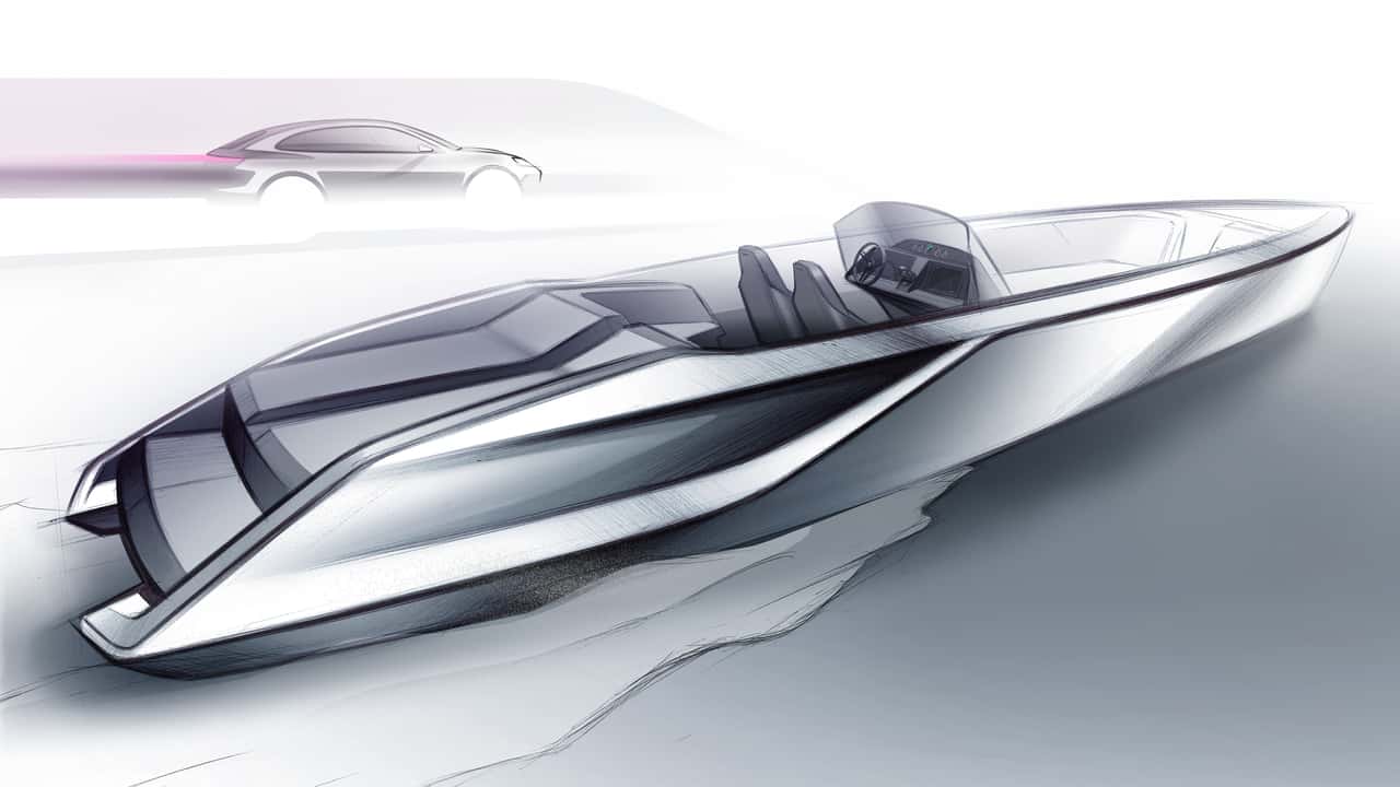 Il motoscafo elettrico prodotto da Porsche e Frauscher