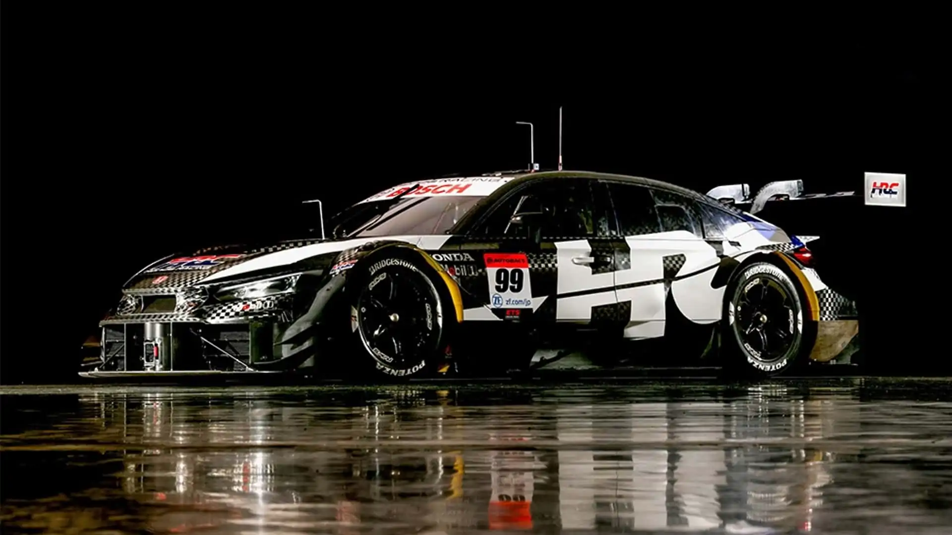 ミニカー SUPER GT HONDA CIVIC TYPE R-GT Test HONDA CIVIC TYPE R-GT No.99 - Track Test (Diecast Car