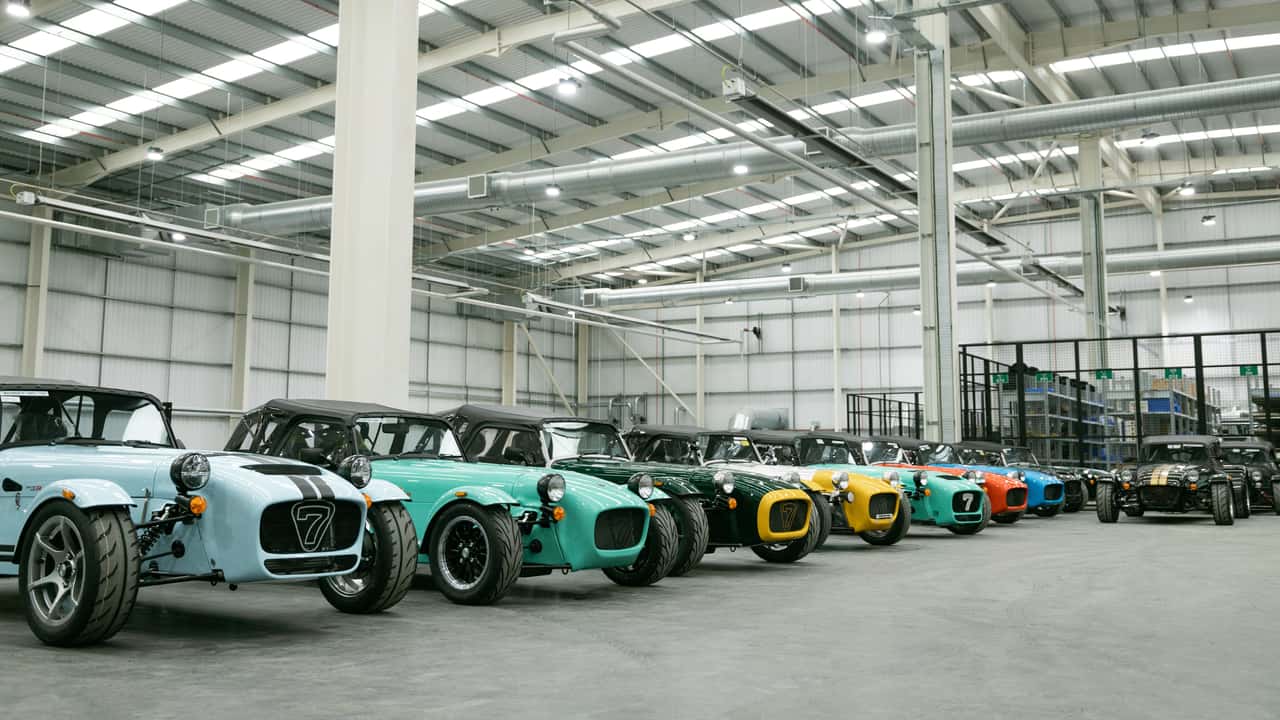 Caterham's new factory in Dartford