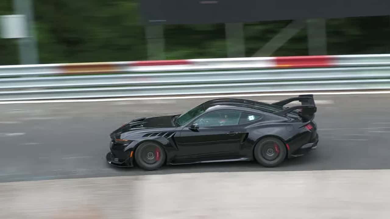 Ford Mustang GTD at the Nurburgring.