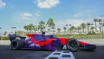 Autonomer Rennwagen von Dallara mit Honda-Motor für die Abu Dhabi Autonomous Racing League