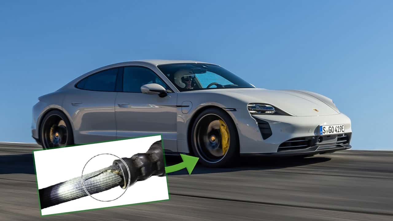 Porsche Taycan recalled globally for front brake hose that might crack and leak