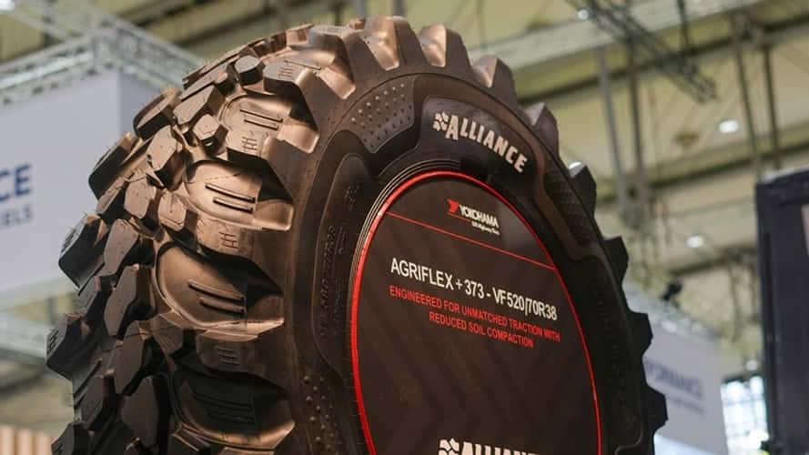 Yokohama: nuova gomma-trattore Alliance Agriflex+ 373