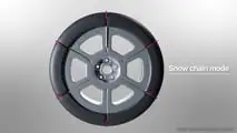 Kia und Hyundai entwickeln ins Rad integrierte Schneeketten-Technologie