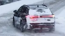 Photo d'espionnage de la Volkswagen ID.7 Tourer 2024