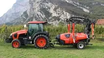 Kubota: trattore M5112DTNQ e atomizzatore XTA6315