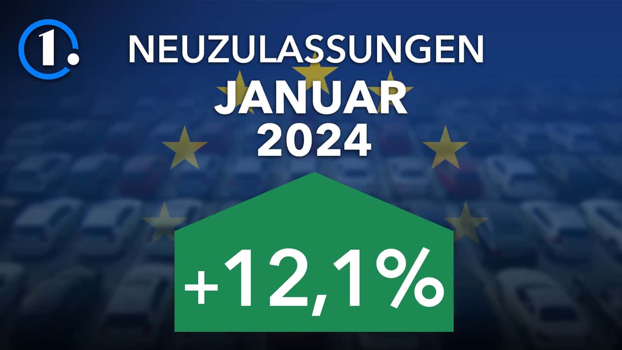 EU-Zulassungszahlen für Januar 2024: Das waren die Tops und Flops