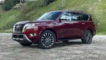 2023 Nissan Armada Platinum Exterior Front Quarter
