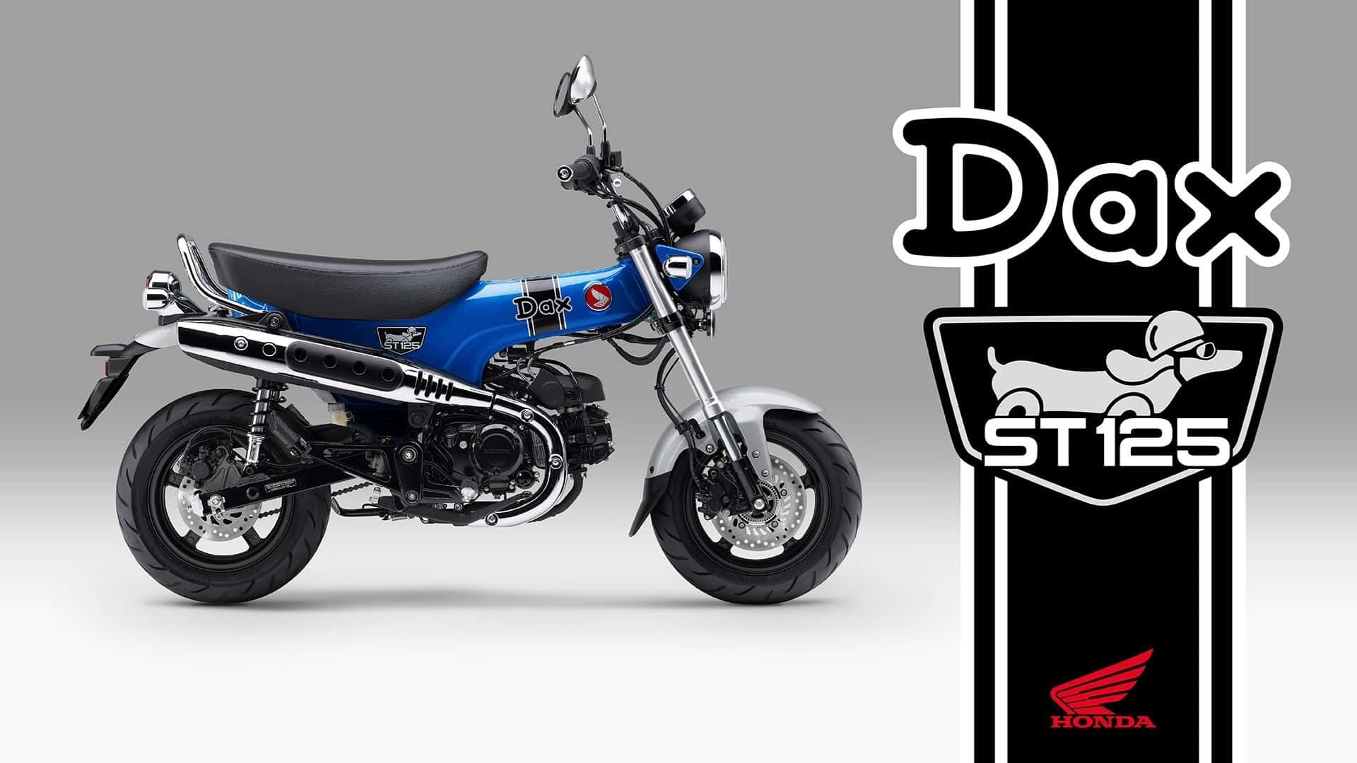 2024-honda-dax---blue---poster