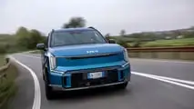 Kia EV9 2024 - Foto della prova su strada
