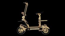 The Caviar Thunderball Is A Golden Electric Scooter That Costs $49,000
