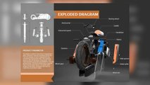 Railway Motocycle by Heqi Wang - Exploded Diagram