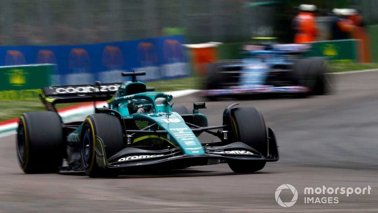Lance Stroll at Emilia Romagna GP 2022
