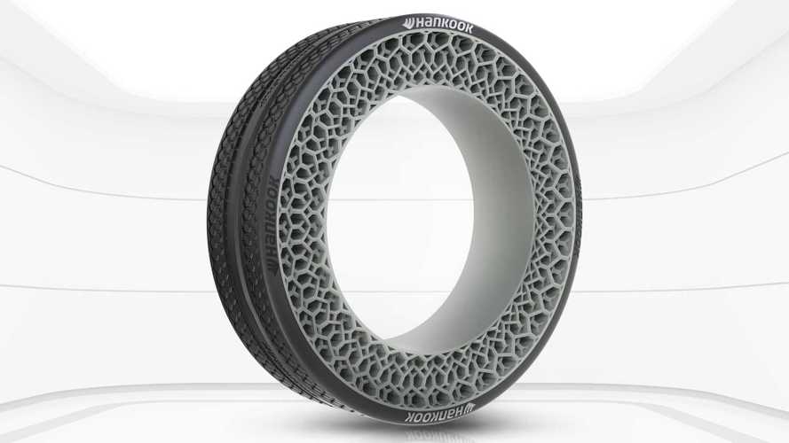 Il nuovo pneumatico senz'aria debutta al CES ed è firmato Hankook