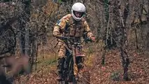 La moto électrique des parachutistes britanniques