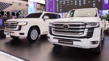 Toyota Land Cruiser 300 Made of Lego Bricks With Real SUV Front Corner
