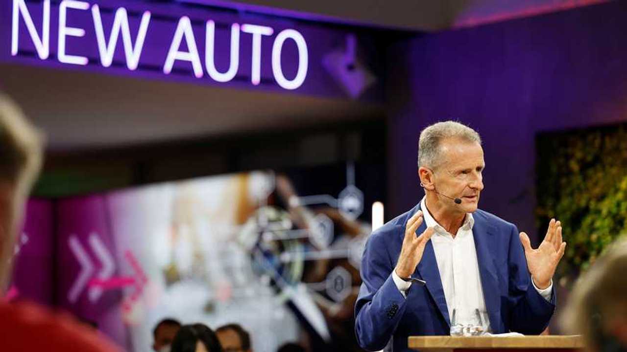 Un primo piano di Herbert Diess