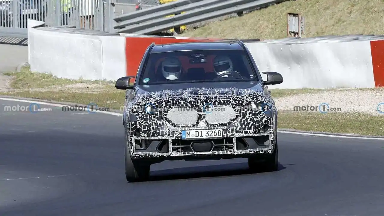 2023 BMW X5 M Drops Camo For Nurburgring Testing In New Spy Photos