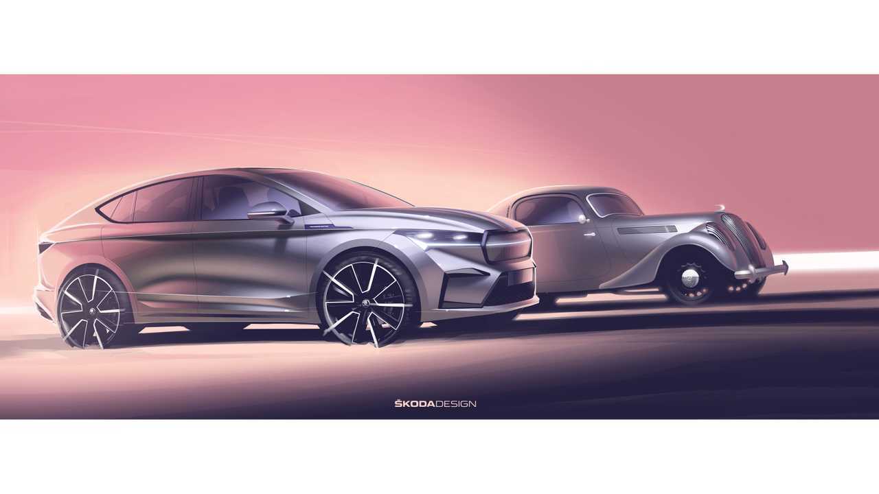 Skoda Ugratja Enyaq Coupe iv teaser