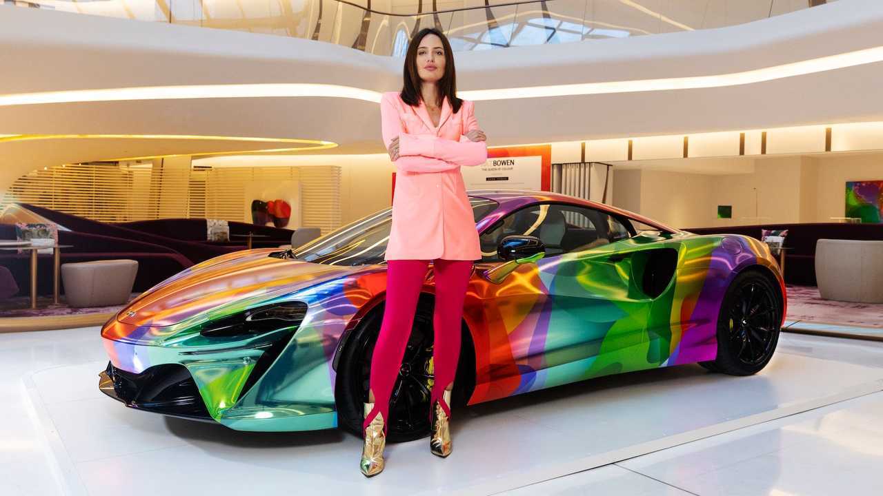 McLaren Artura Art Car by Nat Bowen