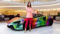 McLaren Artura Art Car by Nat Bowen