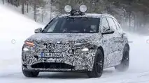 Audi Q6 e-tron (2023) auf neuen Erlkönigbildern