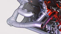 Toyota 1GZ-FE V-12 Engine Cutaway