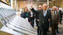 Stellantis - Carlos Tavares e il Presidente Marcelo Rebelo de Sousa a Mangualde 