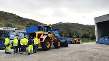 foto Pala gommata JCB 427 HT nei servizi integrati Te.Am. a Teramo