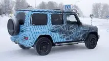 Mercedes-Benz EQG Side View Spy Photo